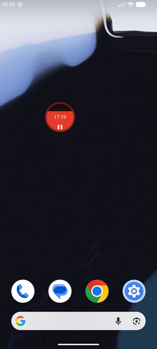 El widget en el escritorio en ¡Aquí hay tomate!